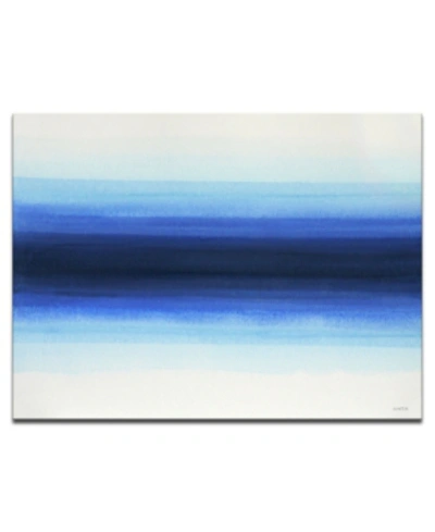 Shop Ready2hangart 'deepest' Blue Abstract Canvas Wall Art, 20x30" In Multi