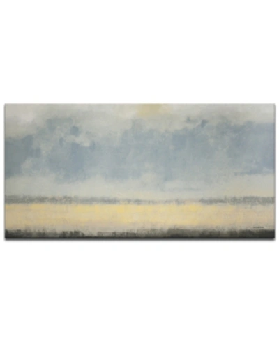 READY2HANGART , 'BEACH BREEZE' SEASCAPE ABSTRACT CANVAS WALL ART, 24X48" 
