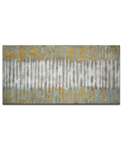 READY2HANGART , 'TRUNK' ABSTRACT CANVAS WALL ART, 18X36" 