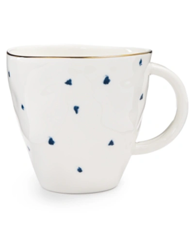 Shop Lenox Blue Bay Dessert Mug Dot In White And Blue