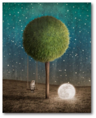 Shop Courtside Market Tappy And The Moon Gallery-wrapped Canvas Wall Art - 16" X 20" In Multi