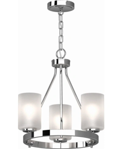 Shop Volume Lighting Emery 3-light Mini Hanging Chandelier In Chrome
