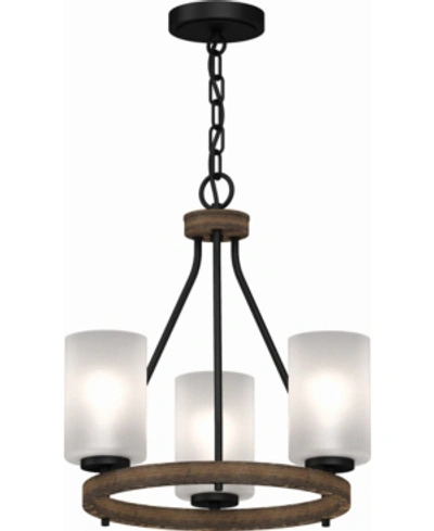 Shop Volume Lighting Emery 3-light Mini Hanging Chandelier In Taupe