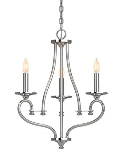 Shop Volume Lighting Tes 3-light Hanging Chandelier In Chrome