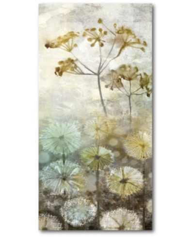 COURTSIDE MARKET GOLDEN FLOWER II GALLERY-WRAPPED CANVAS WALL ART 