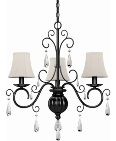 Shop Volume Lighting Ava 3-light Hanging Chandelier In Bronze