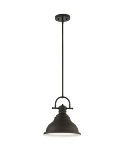 Shop Volume Lighting 1-light Downrod Pendant In Bronze