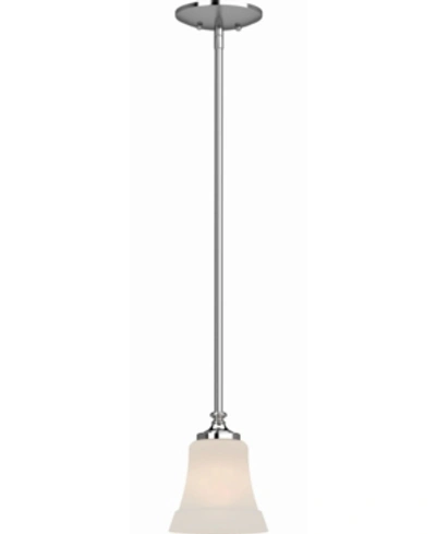 Shop Volume Lighting Tes 1-light Mini Pendant In Chrome