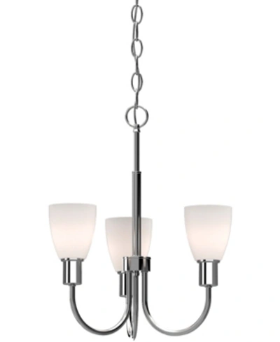 Shop Volume Lighting Concord 3-light Hanging Chandelier In Silver