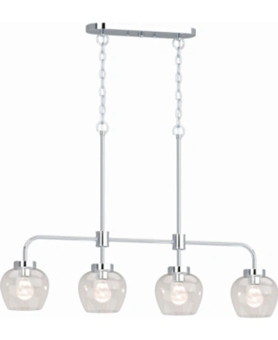 Shop Volume Lighting Aria 4-light Hanging Chandelier In Silver