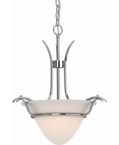 Shop Volume Lighting Alesia 2-light Hanging Pendant In Silver