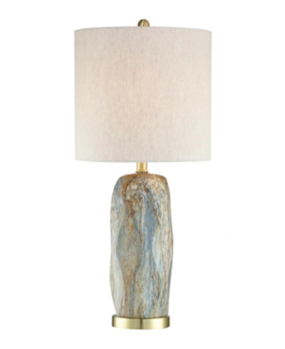 Shop Lite Source Coliseo Table Lamp In Slate
