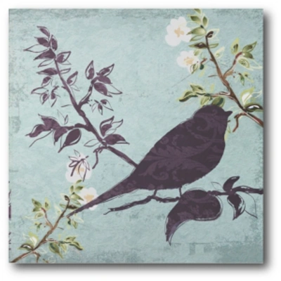 COURTSIDE MARKET FLORAL BIRD TRIPTYCH GALLERY-WRAPPED CANVAS WALL ART 