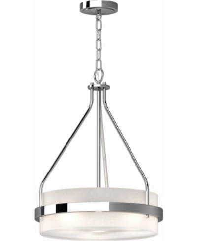 Shop Volume Lighting Emery 3-light Mini Hanging Chandelier In Chrome