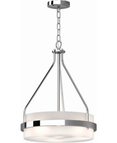 Volume Lighting Emery 3-light Mini Hanging Chandelier In Chrome