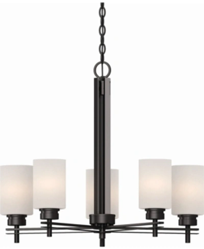 Shop Volume Lighting Carena 5-light Hanging Chandelier In Bronze