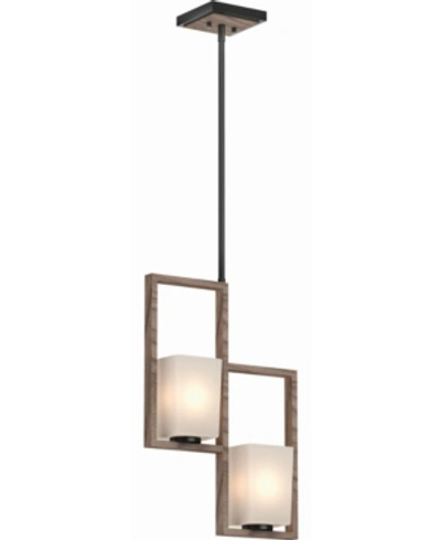 Shop Volume Lighting Paxton 2-light Mini Chandelier In Taupe