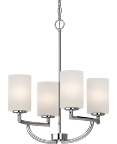 Shop Volume Lighting Sharyn 4-light Hanging Chandelier In Chrome