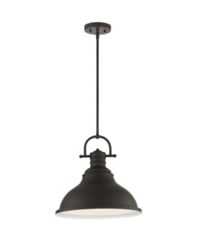 Shop Volume Lighting 1-light Downrod Pendant In Bronze