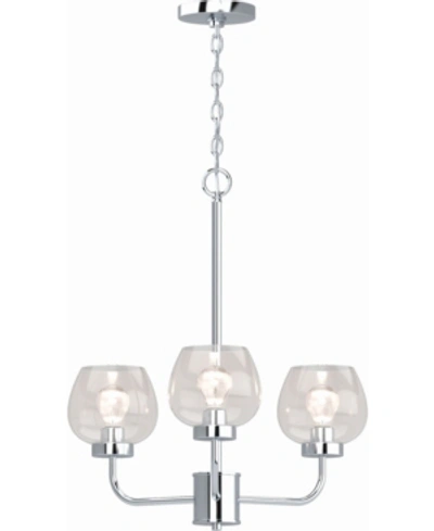 Shop Volume Lighting Aria 3-light Hanging Chandelier In Silver