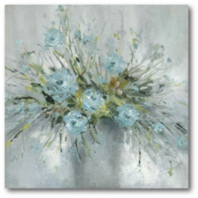 Shop Courtside Market Blue Bouquet Gallery-wrapped Canvas Wall Art In Multi
