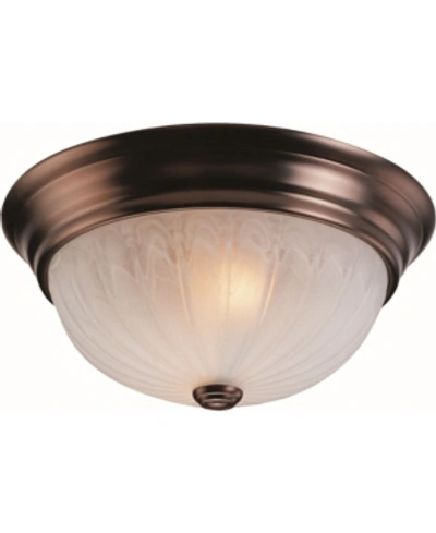 Shop Volume Lighting Marti 1-light Flush Mount Ceiling Fixture In Bronze