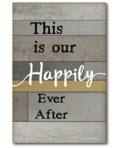 Shop Courtside Market Happily Ever After Gallery-wrapped Canvas Wall Art In Multi