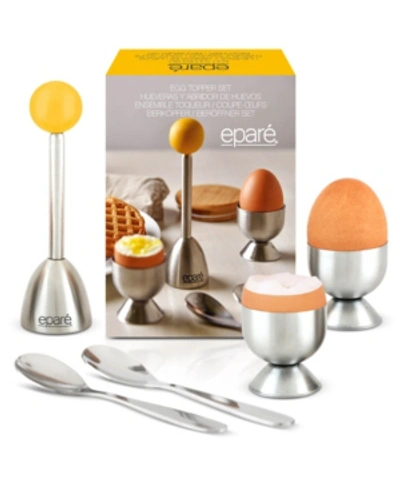 Shop Epare Egg Topper Set In Multi