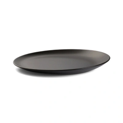 Shop Nambe Orbit Platter In Celestial Black