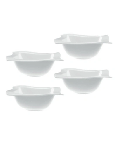 Villeroy & Boch New Wave Set/4 Rice Bowl In White