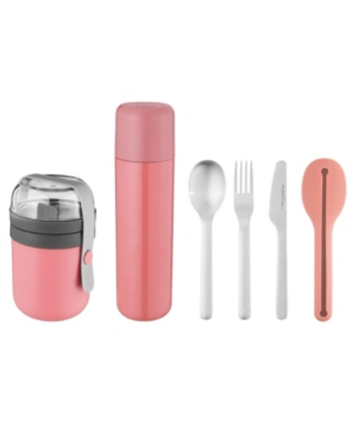 Shop Berghoff Leo Collection 6-pc. Lunch Set In Pink