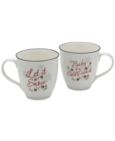 Pfaltzgraff 2 Piece Cold & Snow Mugs Set