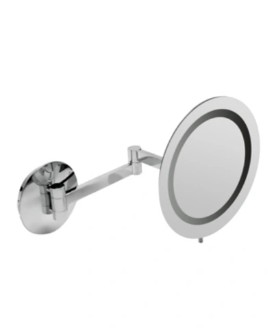 Shop Alfi Brand Polished Chrome Wall Mount Round 5x Magnifying Cosmetic Mirror With Light Bedding
