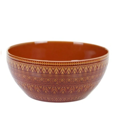 Shop Certified International Aztec Rust Deep Bowl