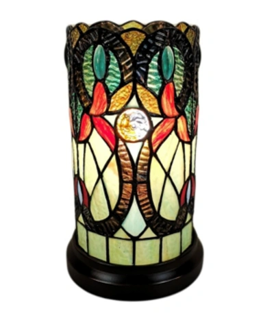 Shop Amora Lighting Tiffany Style Floral Design Table Lamp In Multi