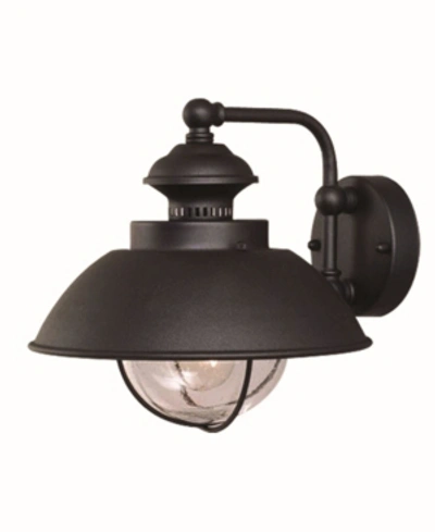 Shop Vaxcel Harwich Coastal Farmhouse Barn Outdoor Wall Light In Black