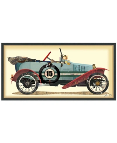Shop Empire Art Direct 'antique Automobile 1' Dimensional Collage Wall Art 25" X 48'' In Multi