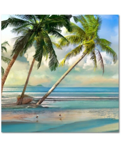 Shop Courtside Market A Found Paradise Iii 16" X 16" Gallery-wrapped Canvas Wall Art In Multi