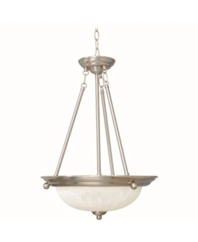 Shop Volume Lighting Marti 3-light Hanging Pendant In Silver