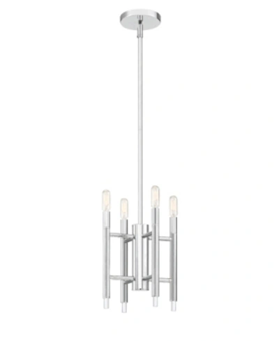 Shop Designer's Fountain Jessa 4 Light Mini-pendant In Chrome