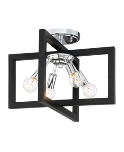 Shop Designer's Fountain Xander 4 Light Semi-flush In Chrome