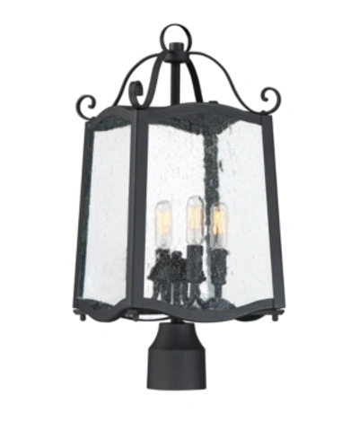 Shop Designer's Fountain Glenwood 4 Light Outdoor Post Lantern In Black