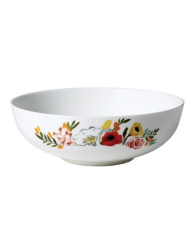 Shop Twig New York Language Of Flowers 10" Serving Bowl In Multi