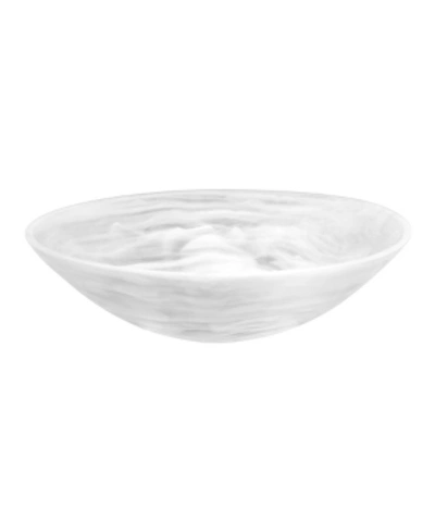 Shop Nashi Home Everyday Large Bowl In White Swirl