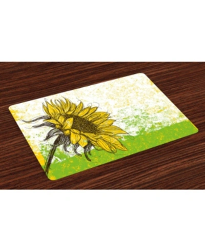 Shop Ambesonne Nature Place Mats, Set Of 4 In Multi