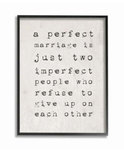 Stupell Industries A Perfect Marriage Framed Giclee Art, 16" X 20" In Multi