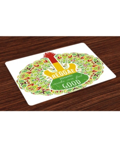 Shop Ambesonne Place Mats, Set Of 4 In Green