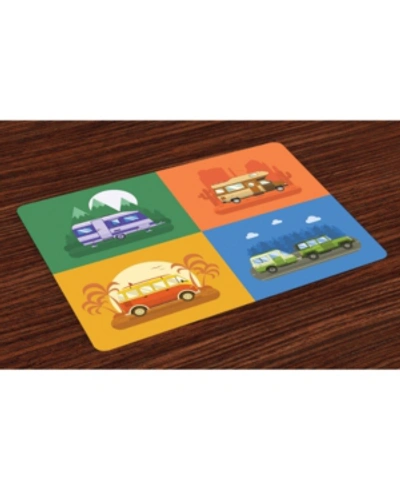 Shop Ambesonne Rv Place Mats, Set Of 4 In Multi