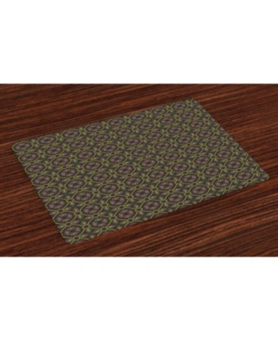 Shop Ambesonne Celtic Place Mats, Set Of 4 In Purple
