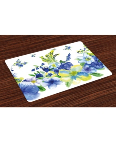 Shop Ambesonne Place Mats, Set Of 4 In Multi